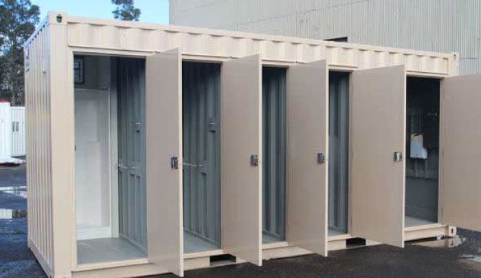 Container toilet 40 feet